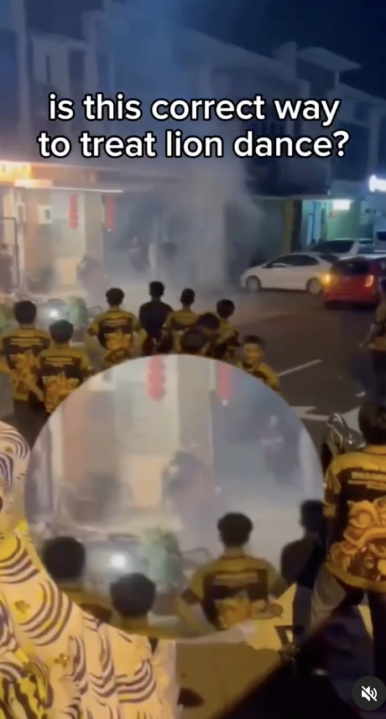 Pemilik Kedai Mohon Maaf, Insiden Penari Singa Dibaling Mercun Selesai Secara Baik Di Sandakan